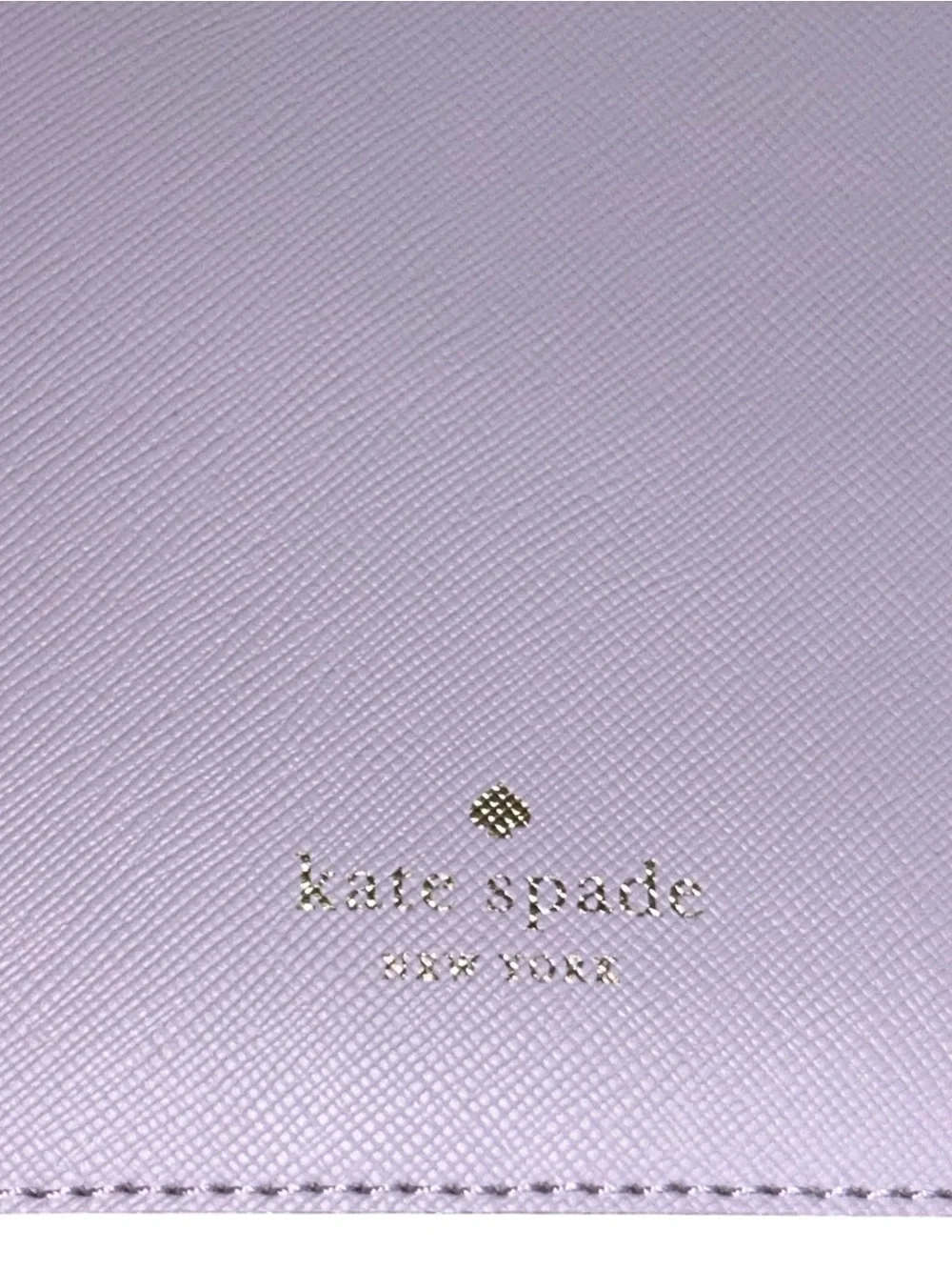 Kate Spade New York Lavender Lilac Saffiano Zip Pouch Clutch NWOT